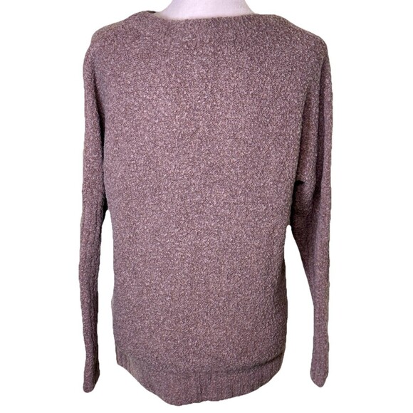 Sleeping on Snow Women Taupe Bouclé Knit Sweater Minimalist Quiet Luxury Cozy XS - Picture 3 of 8